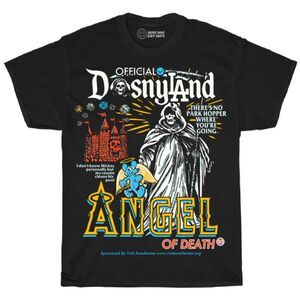 Unisex Angel of Dosny Tee Black Size XL
